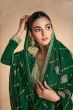 Green Embroidered A Line Anarkali Suit Set