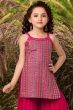 Rani Pink Georgette Sharara Suit