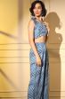 Blue Printed Crepe Co-ord Set