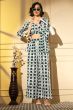 Green Printed Crepe Co-ord Set