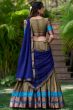 Ash Grey Silk Lehenga.