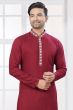 Black Viscose Mirror Kurta Pyjama