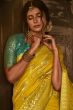Mustard Yellow Silk Light Weight Saree