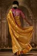 Yellow Silk Light Weight Saree