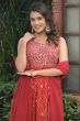 Red Bandhani Print Georgette Sharara suit