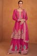 Fuchsia Chinnon Sharara Set