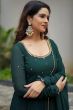 Green Georgette Embroidered Anarkali Suit