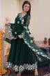Green Heavy Embroidered Anarkali Suit