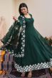 Green Heavy Embroidered Anarkali Suit
