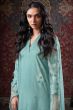 Blue Printed Cotton Salwar Suits 