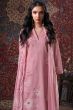 Pink Printed Cotton Salwar Suits 
