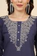 Blue Silk Salwar Kameez