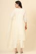 Off White Silk Salwar Kameez
