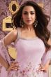 Light Pink Georgette Embroidered Sharara Suit