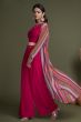Pink Indowestern Set With Stylish Koti
