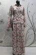 White Floral Printed Crepe Co-ord Set