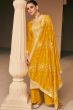 Sunflower Yellow Designer Salwar Suit