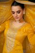 Sunflower Yellow Designer Salwar Suit