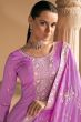 Lavender Designer Salwar Suit