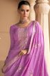 Lavender Designer Salwar Suit