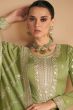 Olive Green Designer Salwar Suit