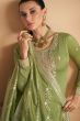 Olive Green Designer Salwar Suit