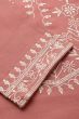 Peach Color Embroidered Short Kurti