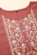 Brown Color Embroidered Short Kurti