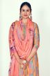 Peach Multicolor Salwar Suit With Digital Print