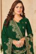 Green Santoon Embroidered Trouser Suit