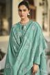 Green Cotton Pakistani Embroidered Salwar Kameez