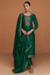 Green Silk Trouser Suit