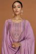 Lavender Silk Trouser Suit