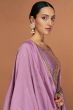 Lavender Silk Trouser Suit