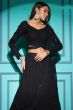 Black Embellished Georgette Lehenga Choli