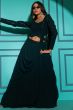 Dark Green Embellished Georgette Lehenga Choli