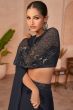Black Sequins Embroidered Lehenga