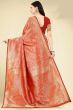 Red Jacquard Saree