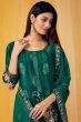 Green Viscose Chinnon Printed Kurta Set