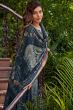 Blue Pure Viscose Muslin Digital Print Kurta Set