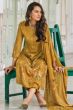 Mustard Yellow Pure Viscose Muslin Digital Print Kurta Set