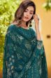 Ocean Green Pure Viscose Muslin Digital Print Kurta Set