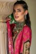 Pink Viscose Silk Printed Kurta Set