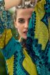 Blue Viscose Silk Printed Kurta Set