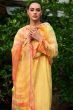 Yellow Cotton Printed Kurta Set
