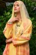 Yellow Cotton Printed Kurta Set