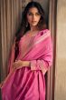 Pink Resham Embroidered Palazzo Suit 