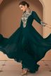 Dark Green Floor Length Anarkali Kurti