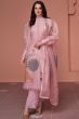 Pink Silk Party Wear Salwar Kameez
