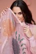 Pink Silk Party Wear Salwar Kameez